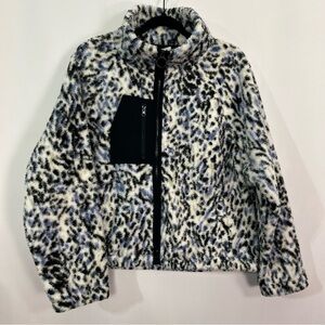 SAGE Animal Print Sherpa Jacket Women’s sz XL